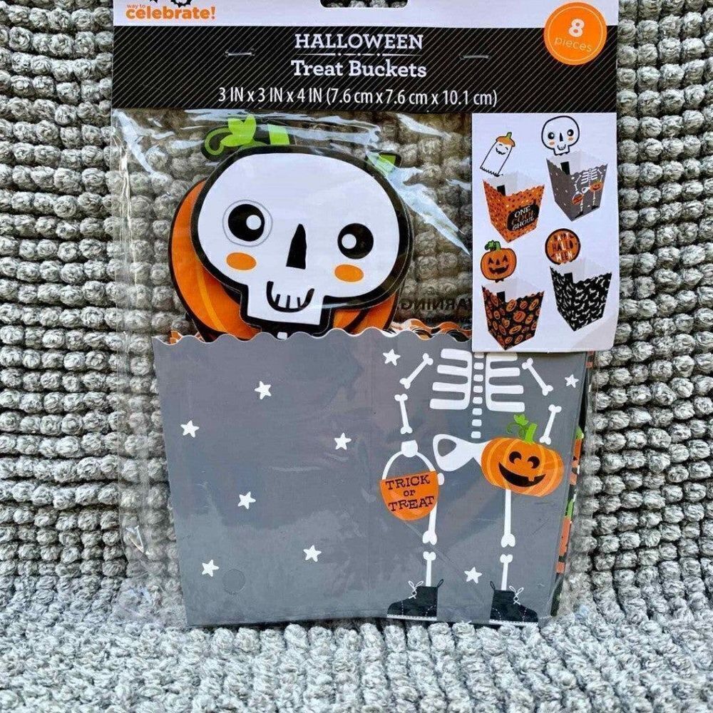 Halloween treat buckets 4 designs NWT